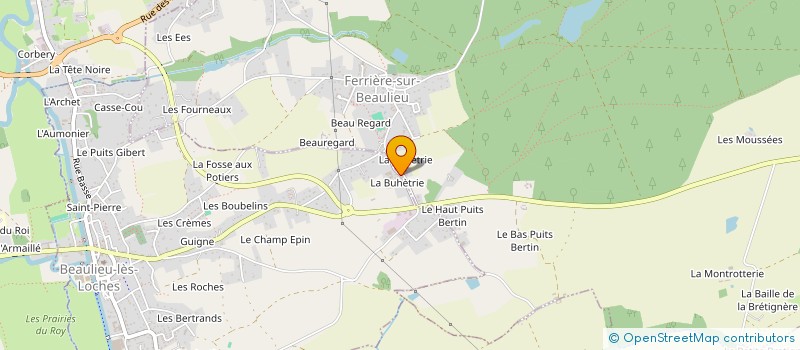 localisation de l'entreprise CHAMPION  BEAULIEU-LES-LOCHES