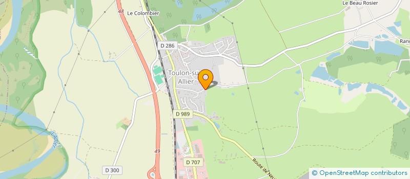 localisation de l'entreprise CHAMPION CARAVANES à TOULON SUR ALLIER