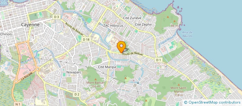 localisation de l'entreprise CHAMPION D'ELEVE  CAYENNE