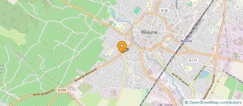 localisation de l'entreprise CHAMPION GEORGES ET FILS à BEAUNE