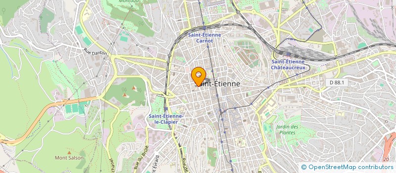 localisation de l'entreprise CHAMPIONNAT DU MONDE HANDISPORT à SAINT-ETIENNE