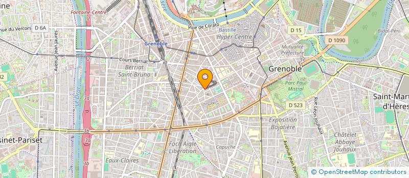 localisation de l'entreprise CHAMPIONNET BEAUTE à GRENOBLE