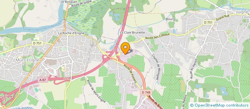 localisation de l'entreprise CHAMPIRE  LES PONTS-DE-CE