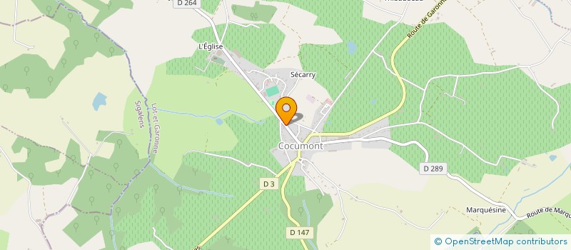 localisation de l'entreprise CHAMPIRE  COCUMONT