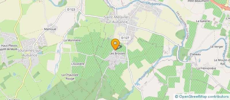 localisation de l'entreprise CHAMPIRE HOLDING  SAINT-MELAINE-SUR-AUBANCE