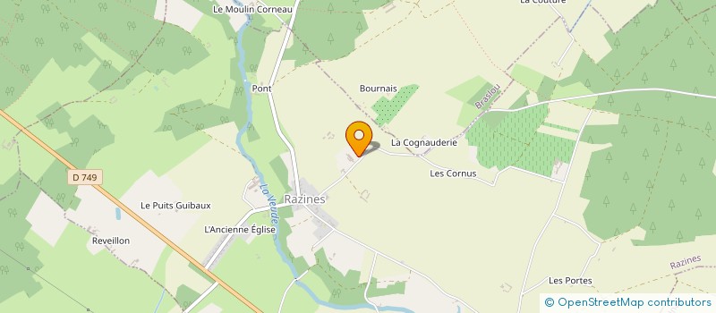localisation de l'entreprise CHAMPISIHAM à RAZINES