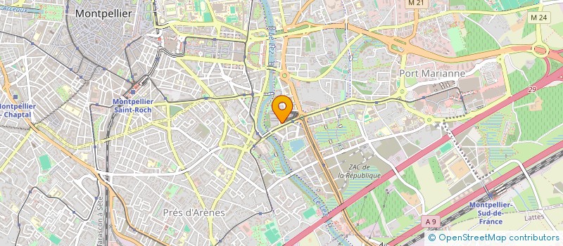 localisation de l'entreprise CHAMPLAIN à MONTPELLIER