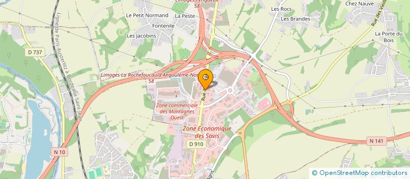 localisation de l'entreprise CHAMPNIERS à CHAMPNIERS