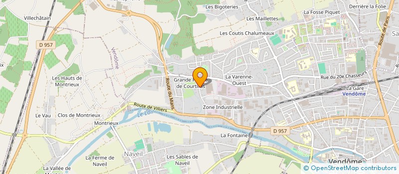 localisation de l'entreprise CHAMPO  VENDOME