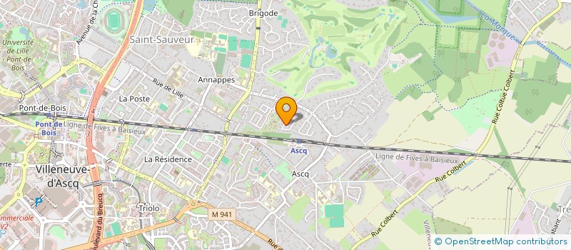 localisation de l'entreprise CHAMPOMY à VILLENEUVE-D'ASCQ