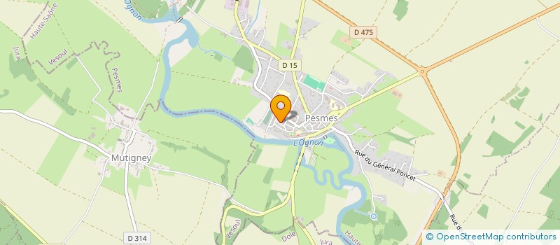 localisation de l'entreprise CHAMPONNOIS  PESMES