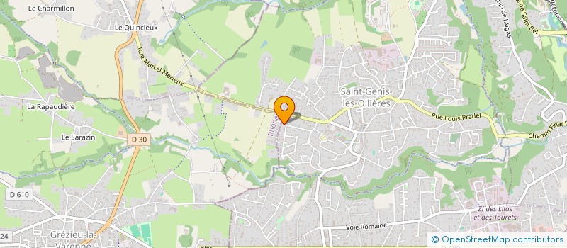 localisation de l'entreprise CHAMPOULIN  SAINT-GENIS-LES-OLLIERES