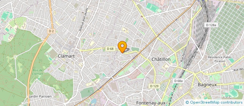 localisation de l'entreprise CHAMPOUTAISE  CHATILLON