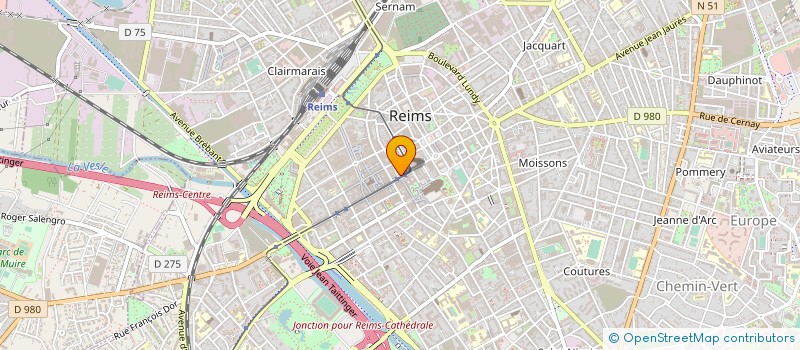 localisation de l'entreprise CHAMPREL  REIMS