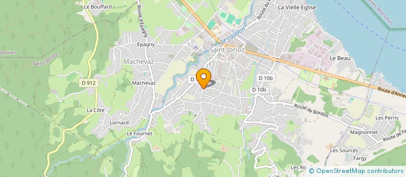 localisation de l'entreprise CHAMPRENAUT SAS à SAINT-JORIOZ