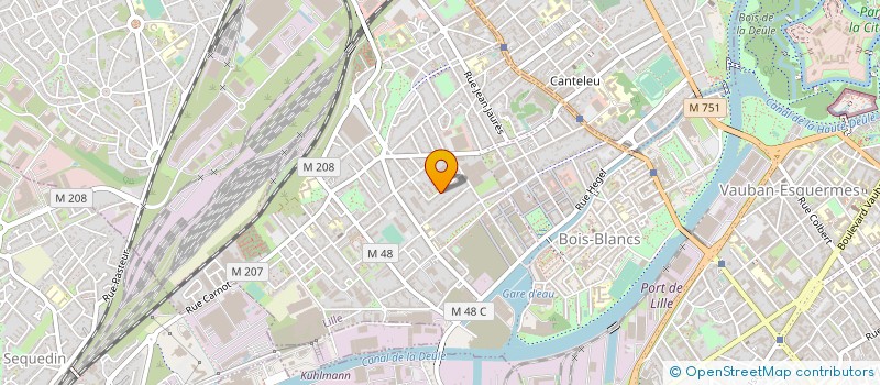 localisation de l'entreprise CHAMPREUILLE à LILLE