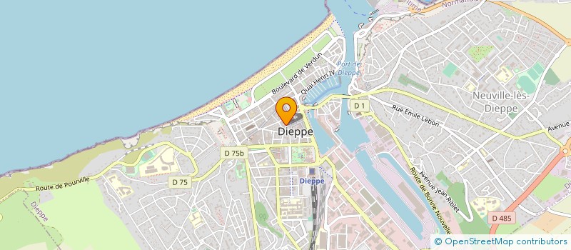 localisation de l'entreprise CHAMPRO à DIEPPE