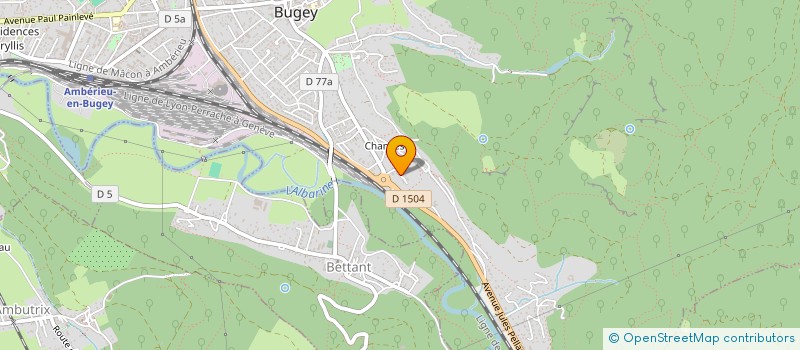 localisation de l'entreprise CHAMPROLOR  AMBERIEU-EN-BUGEY