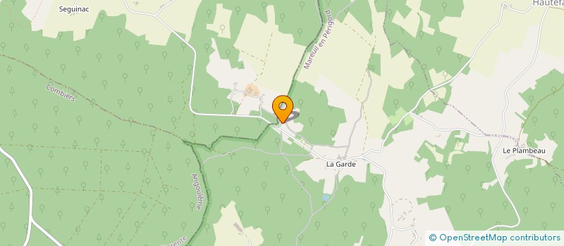 localisation de l'entreprise CHAMPS COLORES  MAREUIL EN PERIGORD