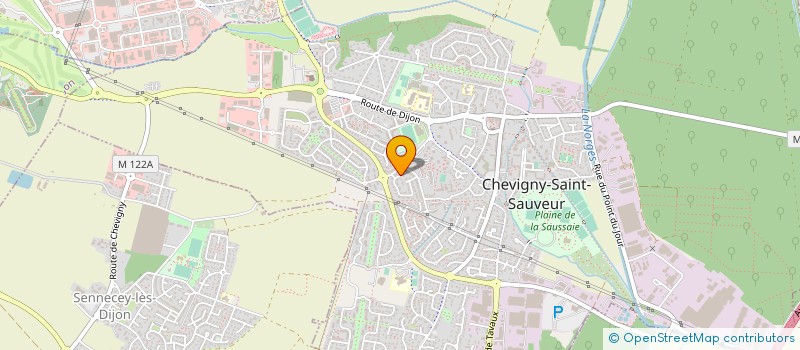 localisation de l'entreprise CHAMPS CREUX  CHEVIGNY-SAINT-SAUVEUR