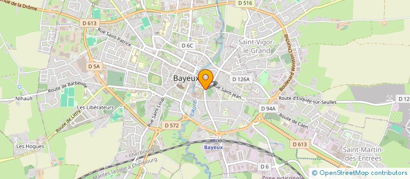 localisation de l'entreprise CHAMPS D'AVENIR  BAYEUX