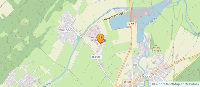 localisation de l'entreprise CHAMPS D'HELENE  VUILLECIN