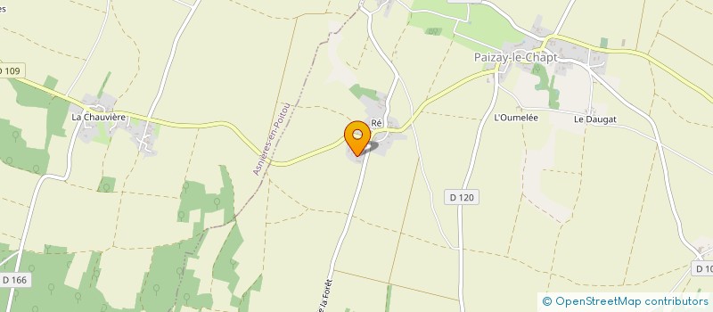 localisation de l'entreprise CHAMPS D'O-RE  PAIZAY-LE-CHAPT