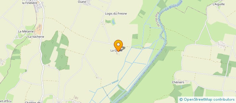 localisation de l'entreprise CHAMPS DE LA GREVE à PUY-DU-LAC