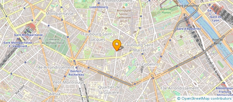 localisation de l'entreprise CHAMPS DE PORT ROYAL  PARIS