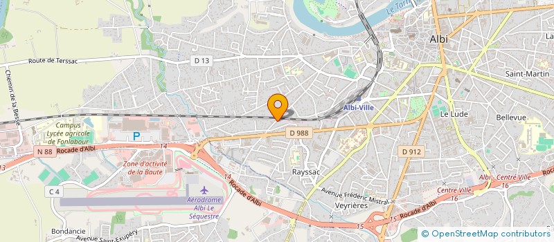 localisation de l'entreprise CHAMPS DES POSSIBLES à ALBI