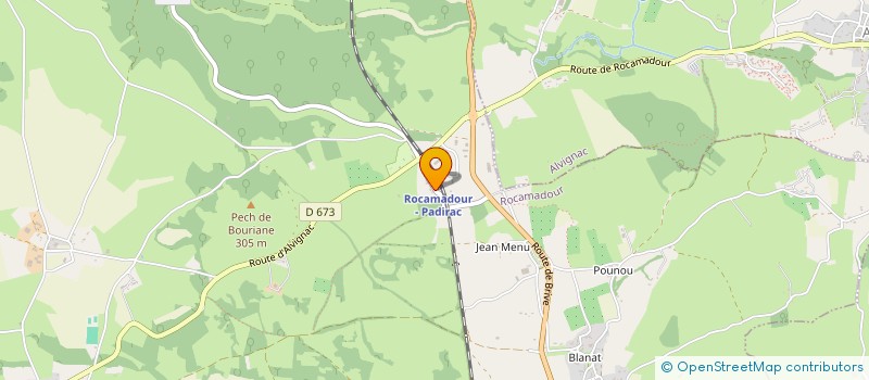 localisation de l'entreprise CHAMPS DES POSSIBLES  ROCAMADOUR