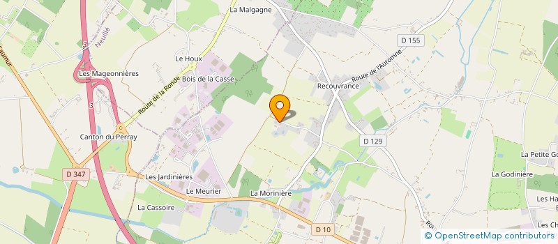 localisation de l'entreprise CHAMPS DORES à ALLONNES