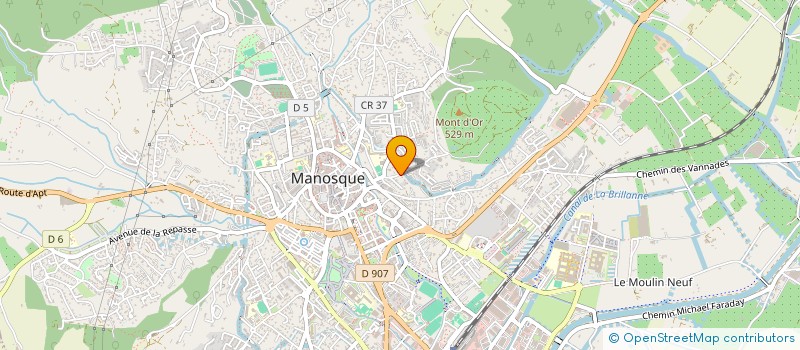 localisation de l'entreprise CHAMPS ELYSEES à MANOSQUE