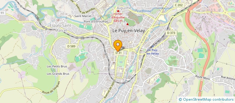 localisation de l'entreprise CHAMPS ELYSEES CONSTRUCTIONS à LE PUY-EN-VELAY