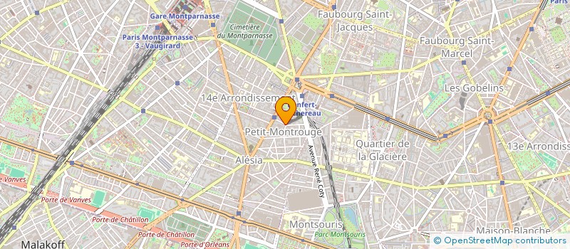 localisation de l'entreprise CHAMPS ELYSEES PARFUMS COUTURE SA  PARIS