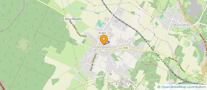 localisation de l'entreprise CHAMPS FONTAINE STE CIVILE  CHAMPVANS