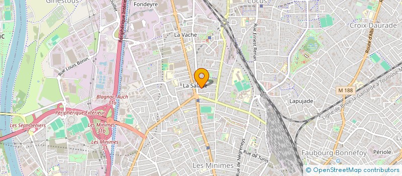 localisation de l'entreprise CHAMPS LIBRES - BIODIVERSITE  TOULOUSE