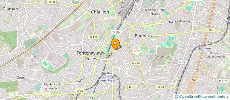 localisation de l'entreprise CHAMPS OLIVIERS à FONTENAY-AUX-ROSES