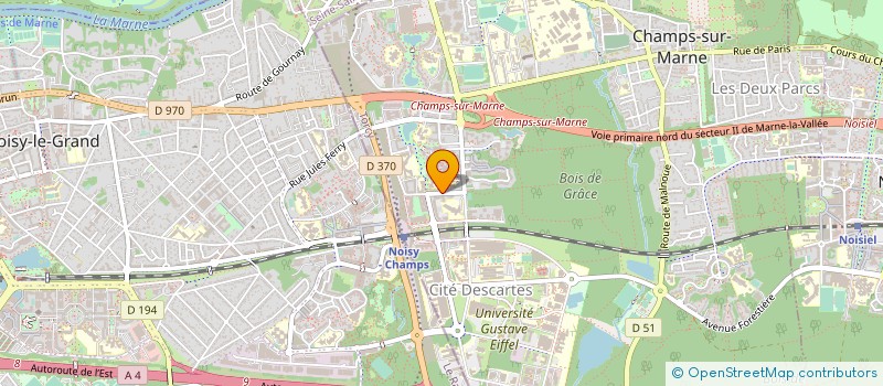 localisation de l'entreprise CHAMPS SUR MARNE CONDUITE à CHAMPS-SUR-MARNE
