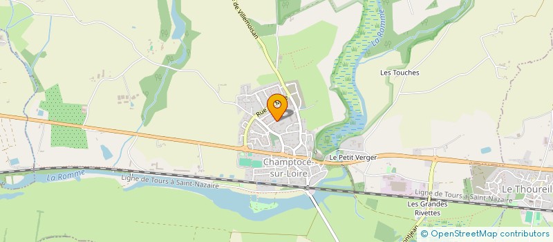 localisation de l'entreprise CHAMPTOCE IMMO  CHAMPTOCE-SUR-LOIRE