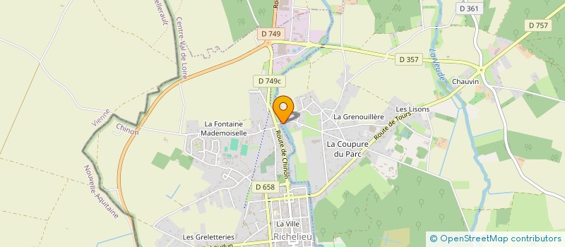 localisation de l'entreprise CHAMPVENT  CHAVEIGNES