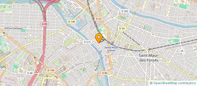 localisation de l'entreprise CHAMPVERT à SAINT-MAUR-DES-FOSSES