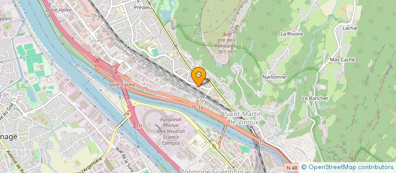 localisation de l'entreprise CHAMRAI  SAINT-MARTIN-LE-VINOUX