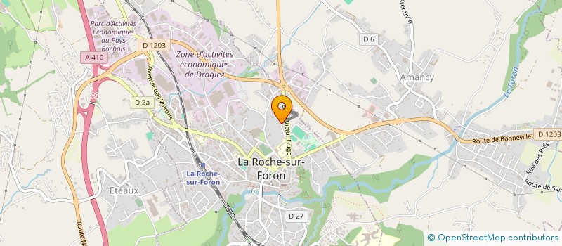 localisation de l'entreprise CHAMROCPERS à LA ROCHE-SUR-FORON