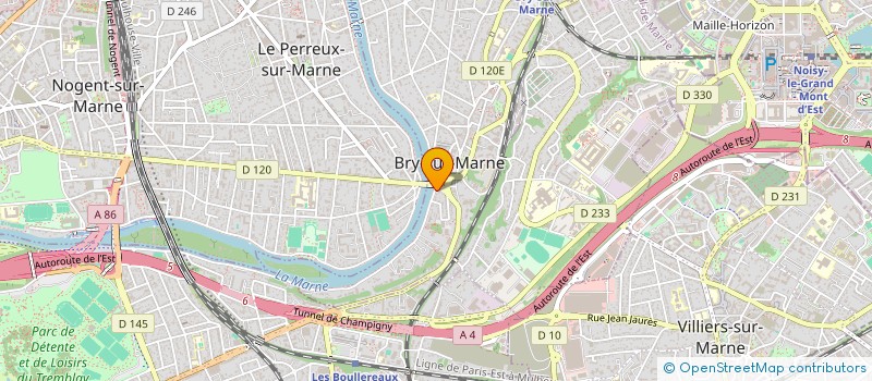 localisation de l'entreprise CHAMS à BRY-SUR-MARNE
