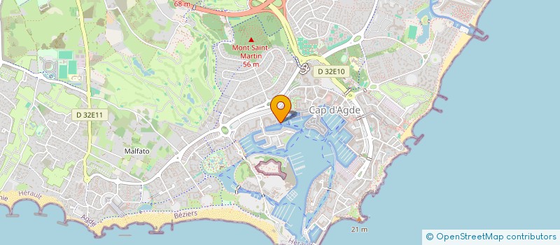 localisation de l'entreprise CHAMS  AGDE