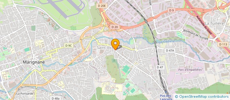 localisation de l'entreprise CHAMS  MARSEILLE