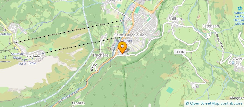 localisation de l'entreprise CHAMS  LOUISE  SAINT-LARY-SOULAN