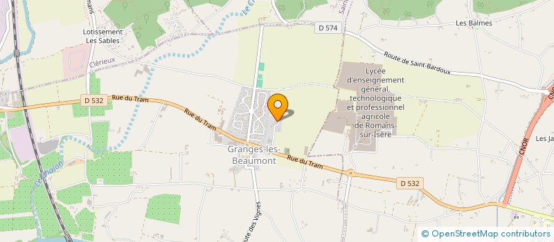 localisation de l'entreprise CHAMS METALLERIE SERRURERIE  GRANGES-LES-BEAUMONT