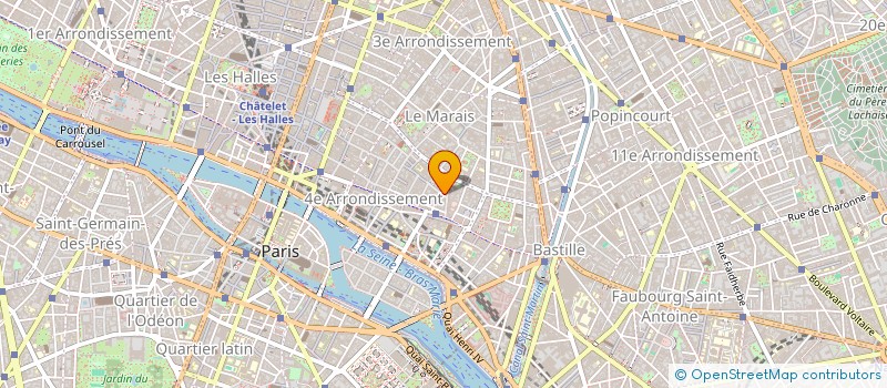 localisation de l'entreprise CHAMSS  PARIS